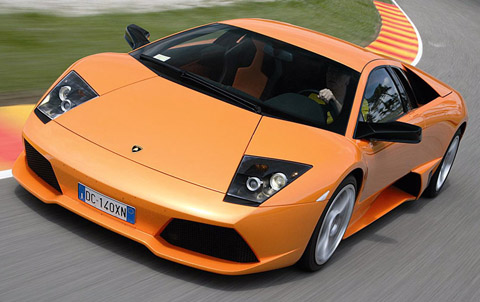 Orange Lamborghini Murcielago LP640 Orange Lamborghini Murcielago LP640