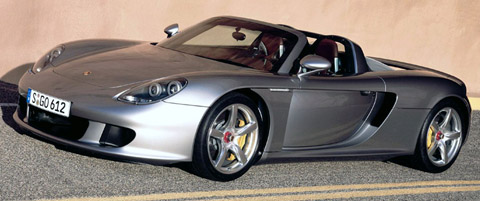 Porsche Carrera GT side view