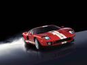 red ford gt super car 