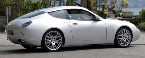 Maserati GS Zagato back view