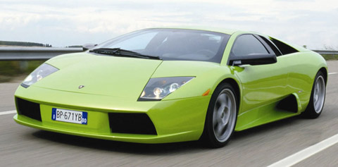 Lime Green Murcielago Lamborghini