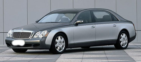 Maybach 62 9th most expensive car in the world