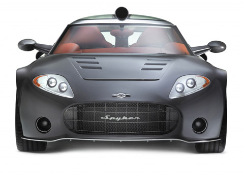 spyker c8 aileron front view