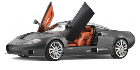 spyker c8 aileron side doors open