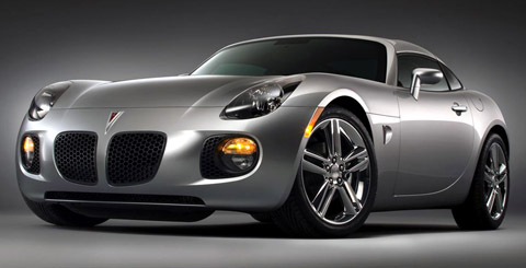 pontiac solstice gxp coupe front view