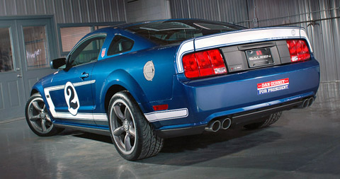 saleen mustang gurney signature edition back view