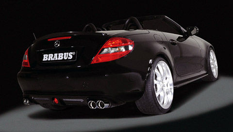 Brabus SLK55 AMG back view