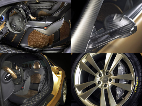 Mansory McLaren SLR Renovatio interiors