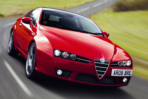 2009 Alfa Romeo Brera S driving