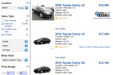 aol-used toyota camry