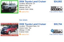 aol-used toyota land cruiser