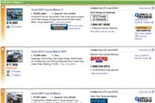 autotrader-used toyota matrix