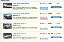 internetautoguide-used toyota avalon