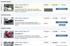 internetautoguide-used toyota celica
