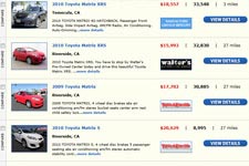 internetautoguide-used toyota matrix