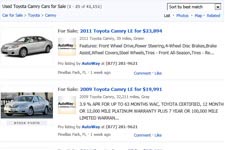 oodle-used toyota camry