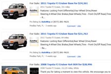 oodle-used toyota fj-cruiser