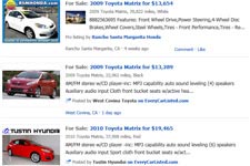 oodle-used toyota matrix
