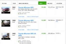 yahoo-used toyota 4runner