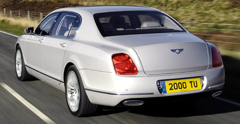 Bentley Continental Flying Spur Speed back view