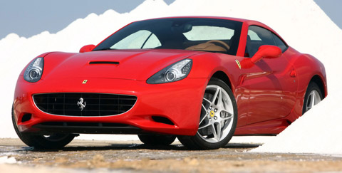 2009 Ferrari California in red