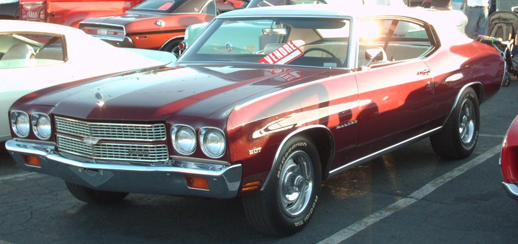 Muscle Cars by Chevrolet during the 1960s and early 1970s