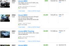  Acura   Sale on Used Acura Mdx For Sale  Buy Cheap Pre Owned Acura Cars