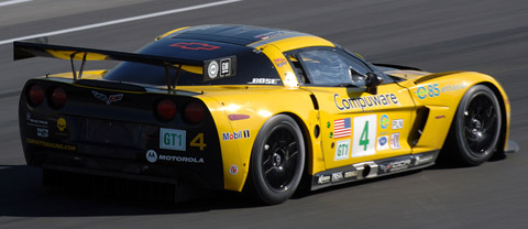 2008 Chevrolet Corvette C6-R back view