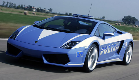 A new second Gallardo painted in blue and white police colors has been in