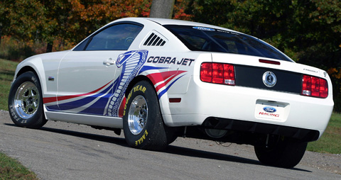 2009 Ford FR500CJ Cobra Jet Mustang side view