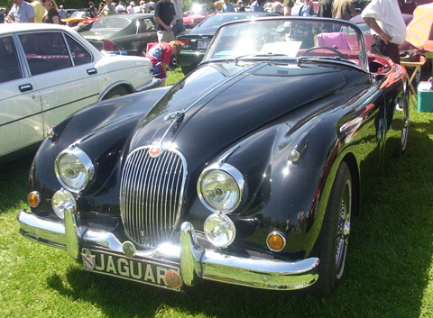 1958 Jaguar XK150 at the 2008 Hudson British Car Show