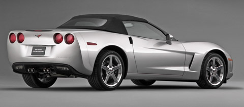 2005 Chevrolet Corvette C6 Convertible Side View