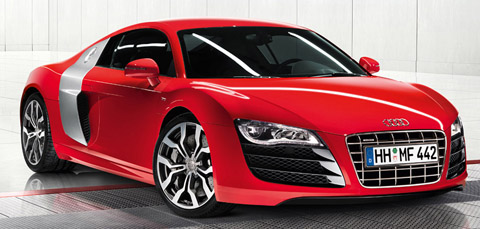 2010 Audi R8 V10 Red Front View