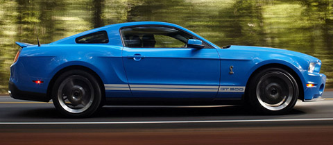 2010 Ford Shelby GT500 Side View