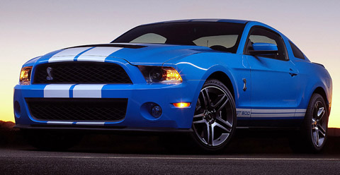 2010 Ford Shelby GT500 Front View