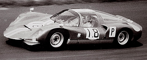Joseph Siffert inside Porsche 906 in 1966