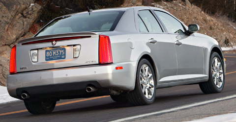 Cadillac STS back view