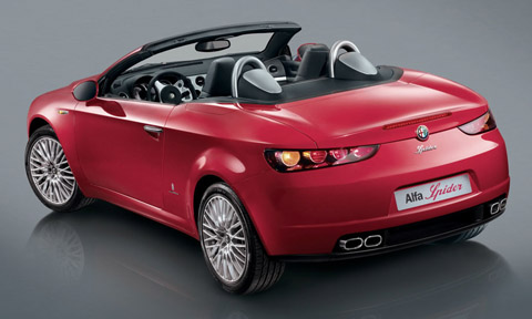 2006 Alfa Romeo Spider back view