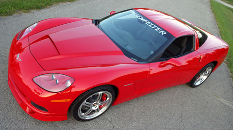 2006 Lingenfelter Commemorative Edition Corvette red side view