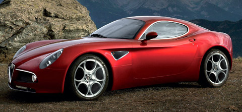 2007 Alfa Romeo 8C Competizione side view