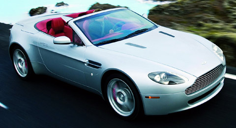 2007 Aston Martin V8 Vantage Roadster white