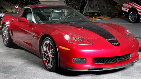 2008 Corvette 427 Special Edition Z06 red