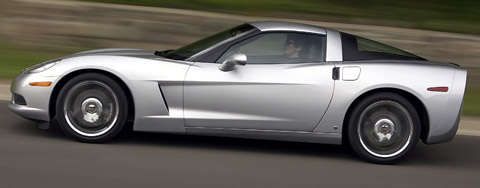 2009 Chevrolet Corvette Side View