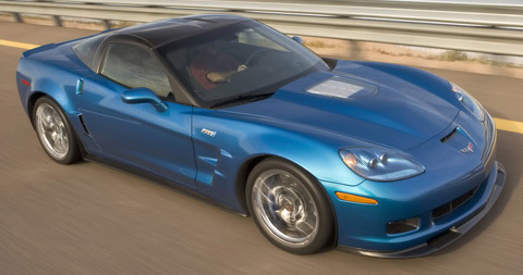 2009 Chevrolet Corvette ZR1 blue