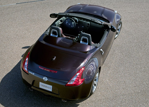 2010 Nissan 370Z Roadster top view