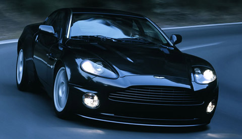 Aston Martin V12 Vanquish S black