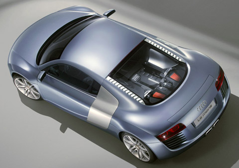 Audi Le Mans Quattro Concept top view
