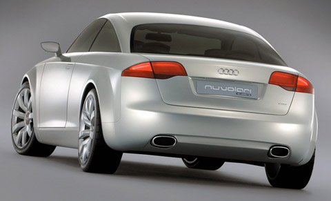 Audi Nuvolari Quattro Concept back view Specifications Audi Nuvolari Quattro Concept back view Specifications