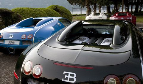 Bugatti Celebrates 100 Years at Concorso d'Eleganza Villa d'Este back view