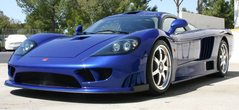 Saleen S7 Twin Turbo blue